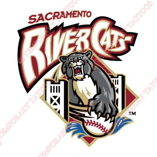 Sacramento River Cats Customize Temporary Tattoos Stickers NO.7701